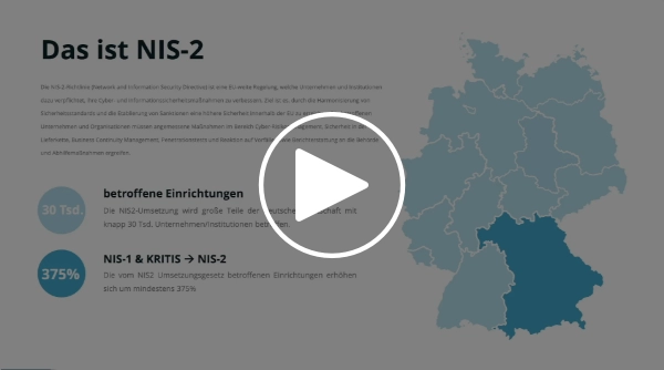 NIS2 Informationssicherheitsmanagement Hüttl und Vierkorn Informationsvideo